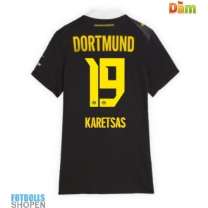Billiga Borussia Dortmund Konstantinos Karetsas #19 Bortatröja Dam 2026-27 Kortärmad